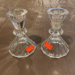 Crystal candle holder